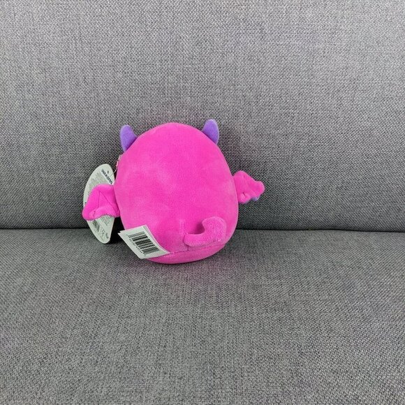 Squishmallows Wakisha the Neon Pink Vampire Bat 4" - Picture 2 of 2